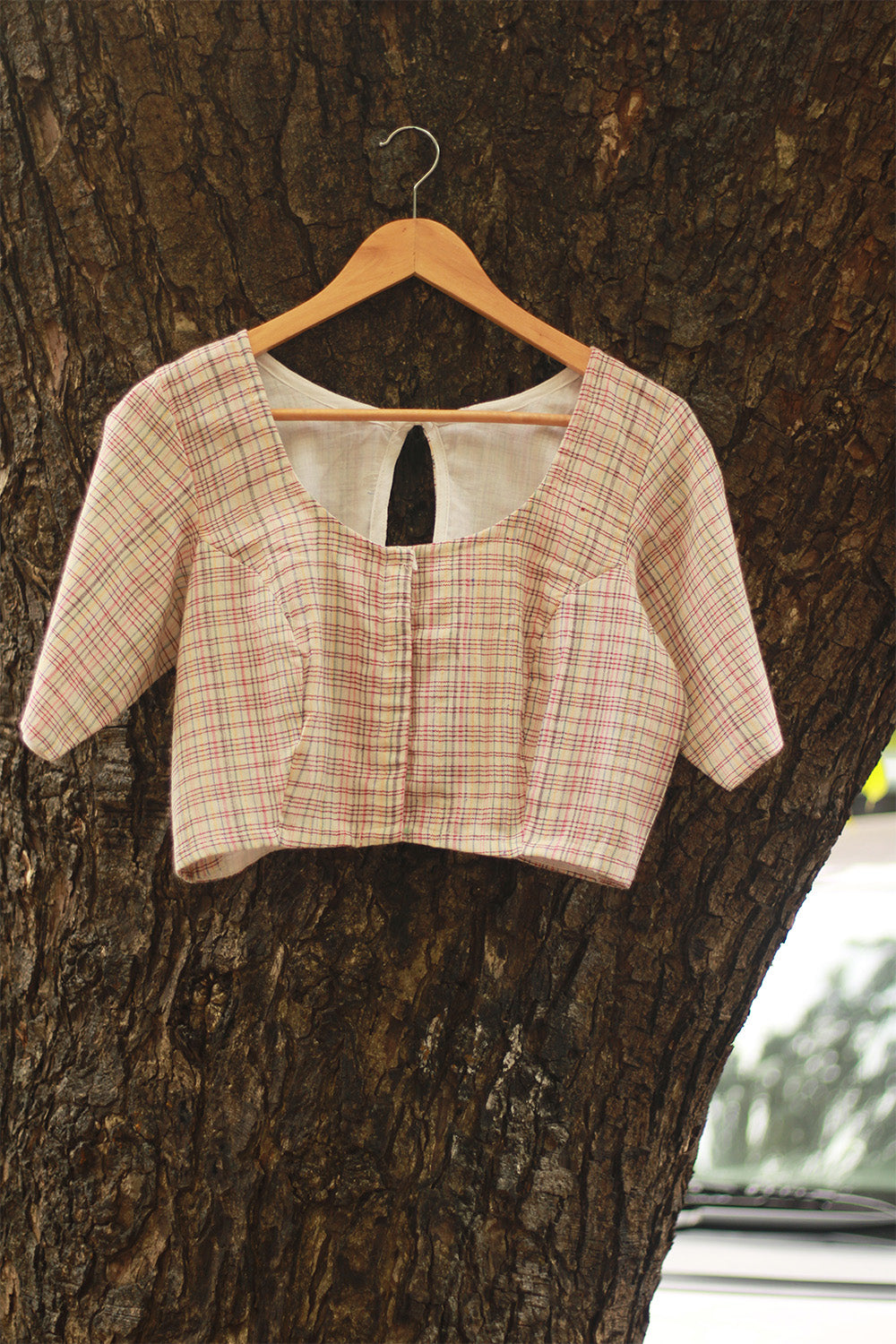 Gamcha Blouse | Ivory