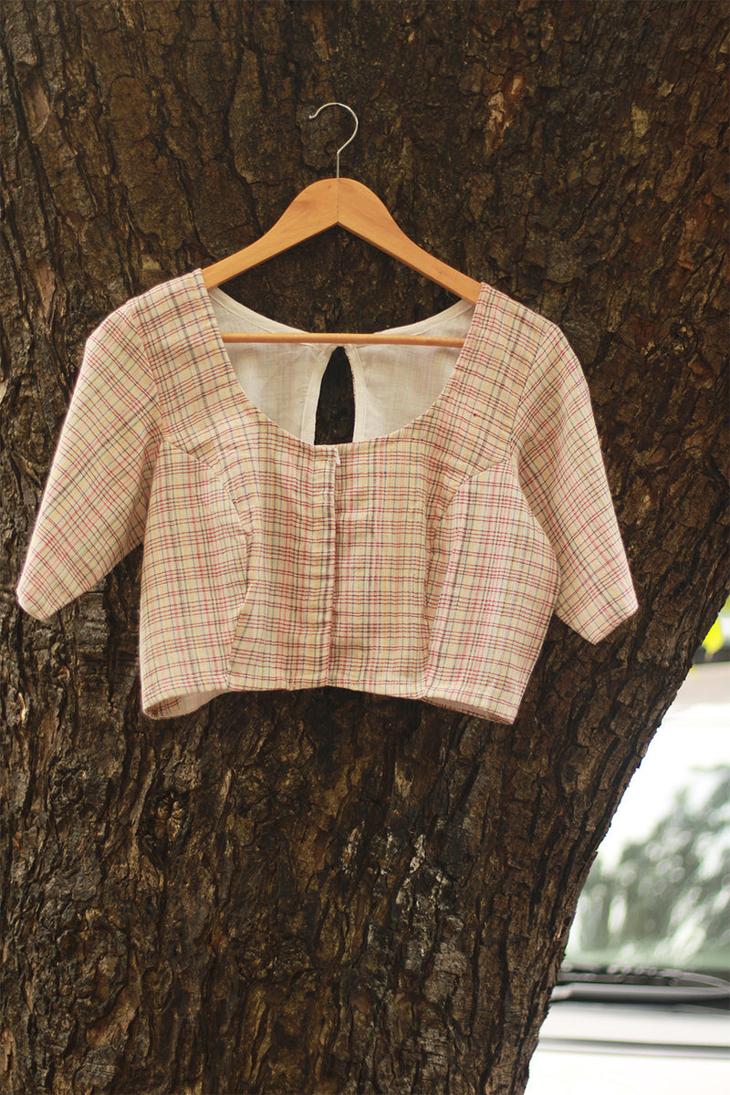 Gamcha Blouse | Ivory