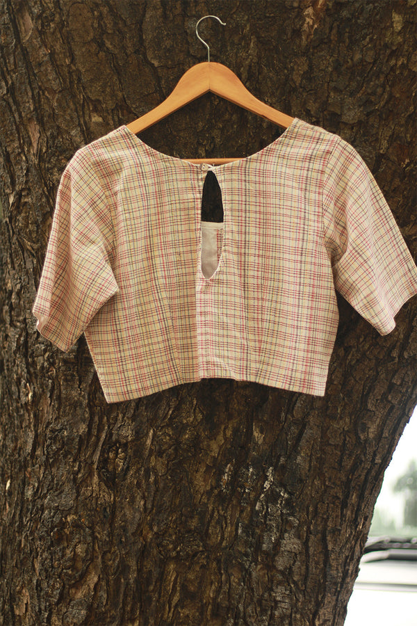 Gamcha Blouse | Ivory