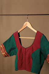 Khunn Blouse | Green & Pink