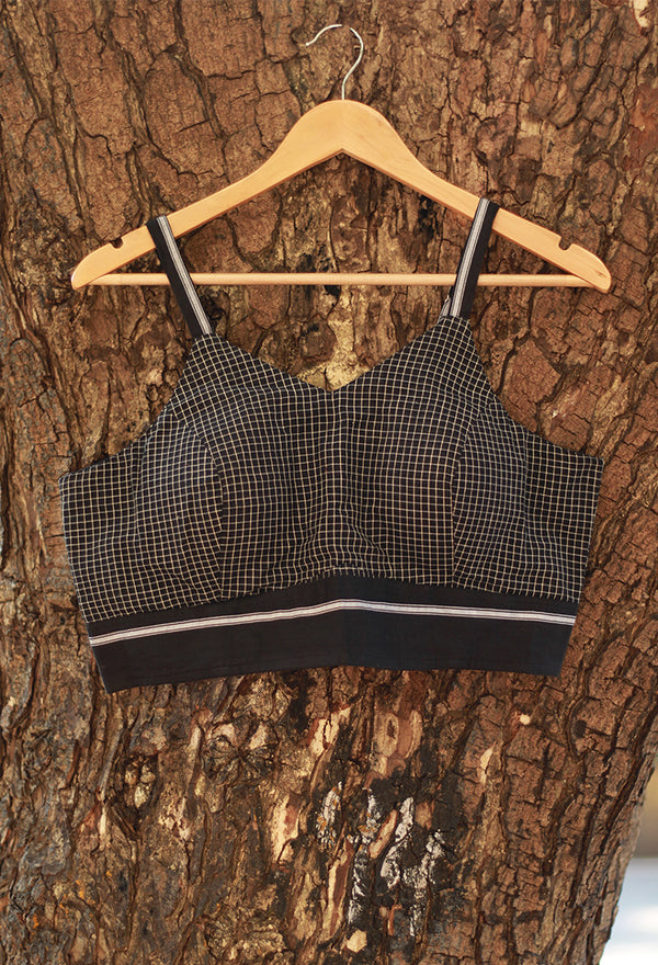 Spaghetti Strap Blouse | Patteda Anchu Noir
