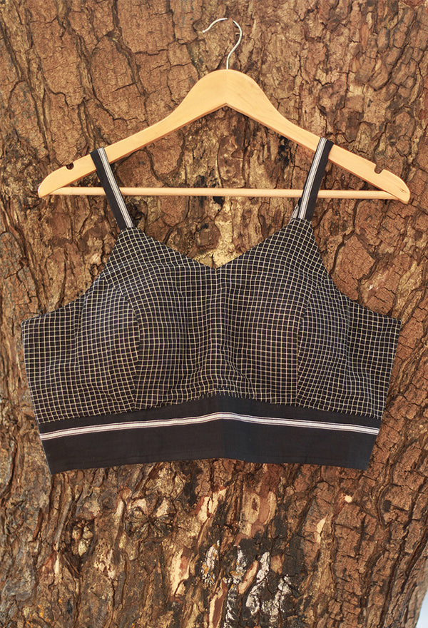 Spaghetti Strap Blouse | Patteda Anchu Noir