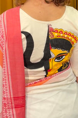 Handpainted Devi Blouse | Ivory