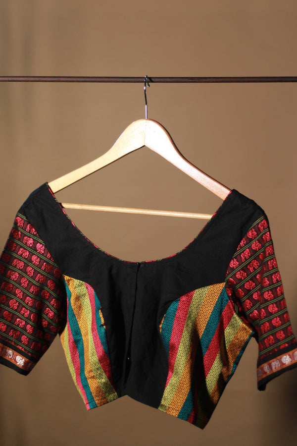 Khunn Blouse | Black Mutlicolour