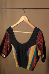 Khunn Blouse | Black Mutlicolour