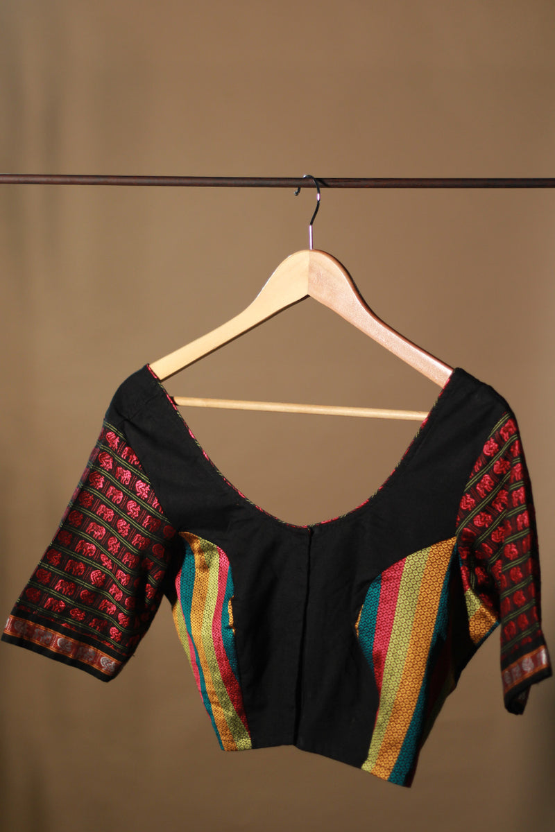 Khunn Blouse | Black Mutlicolour