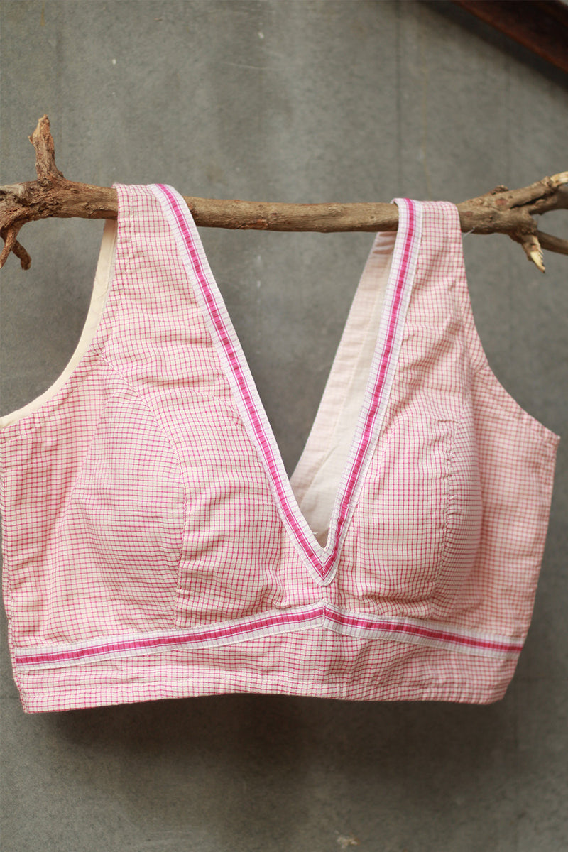 Sleeveless Blouse | Patteda Anchu | Blush