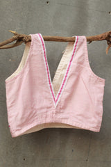 Sleeveless Blouse | Patteda Anchu | Blush