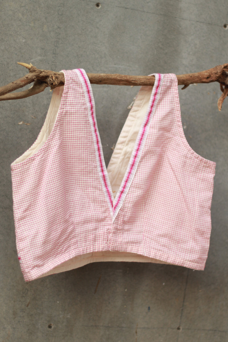 Sleeveless Blouse | Patteda Anchu | Blush