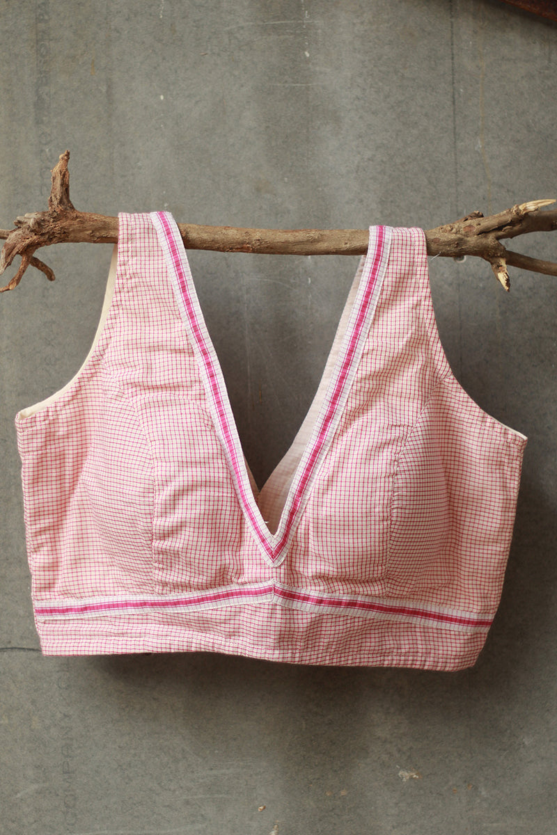 Sleeveless Blouse | Patteda Anchu | Blush