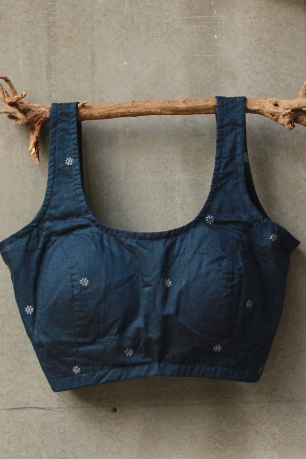 Sleeveless Blouse | Deep Blue