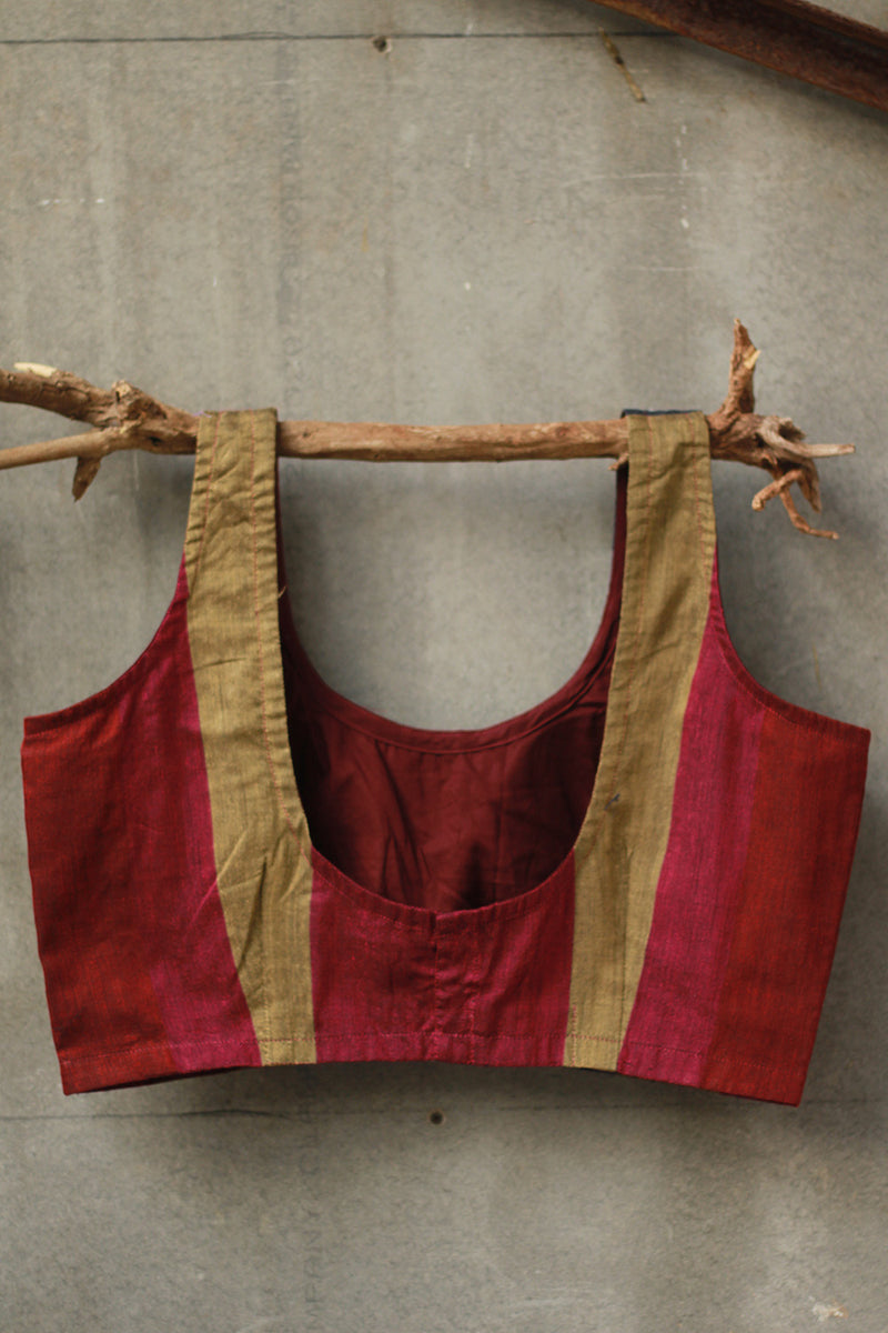 Sleeveless Blouse | Rouge & Mustard