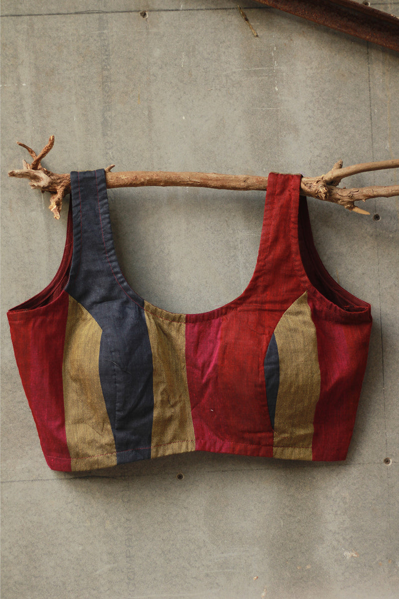 Sleeveless Blouse | Rouge & Mustard