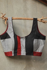 Sleeveless Blouse | Grey & Noir