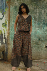 Musafir | Balloon Pants | Noir Universe Ajrakh