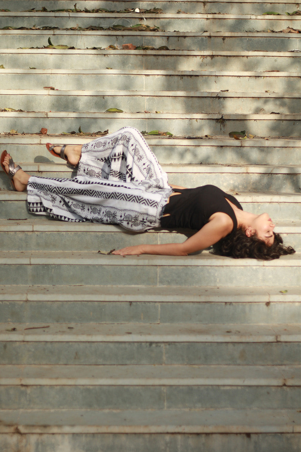 Ananas | Balloon Pants | Cotton White & Black