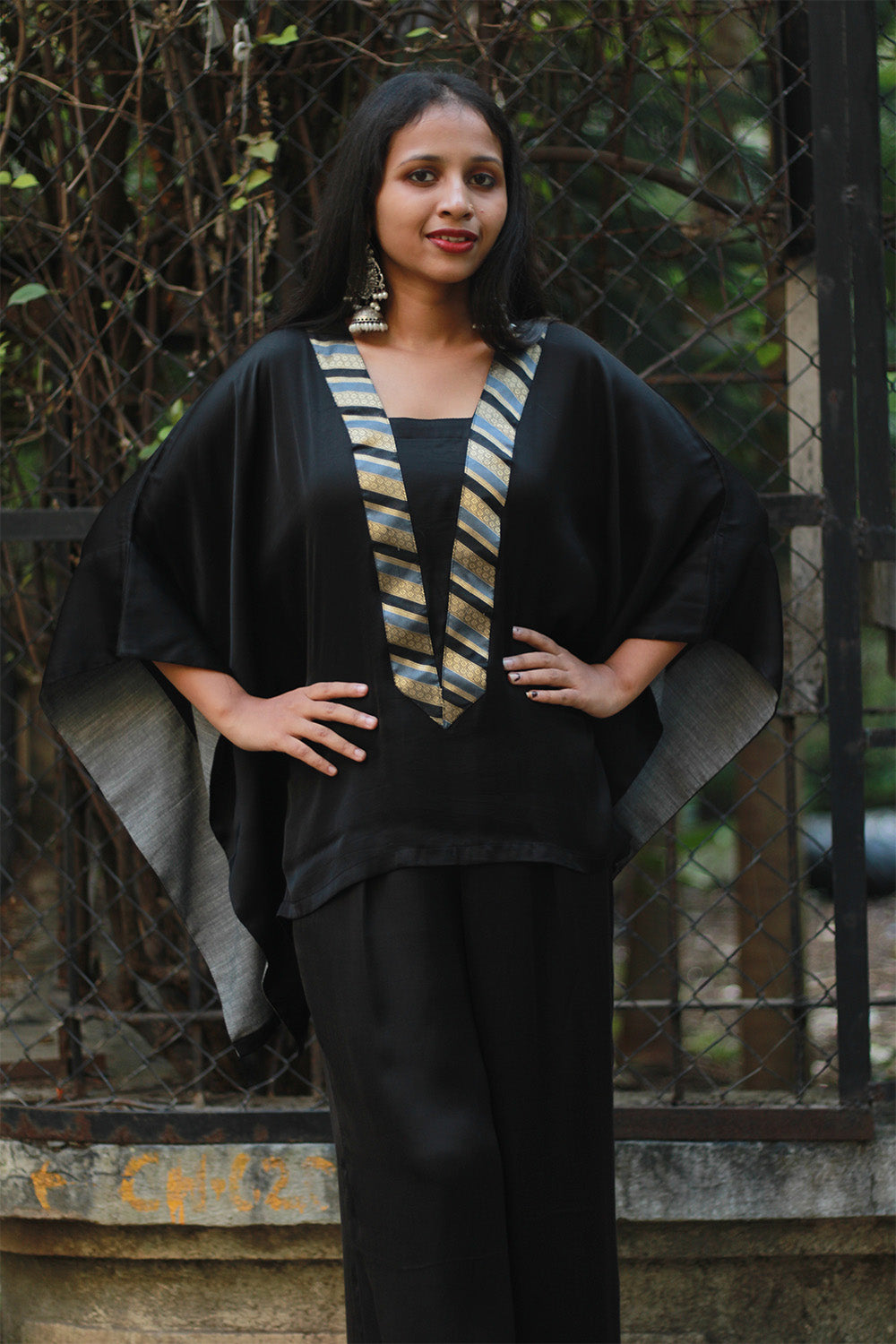 Modal Silk Co-Ord Set | Noir