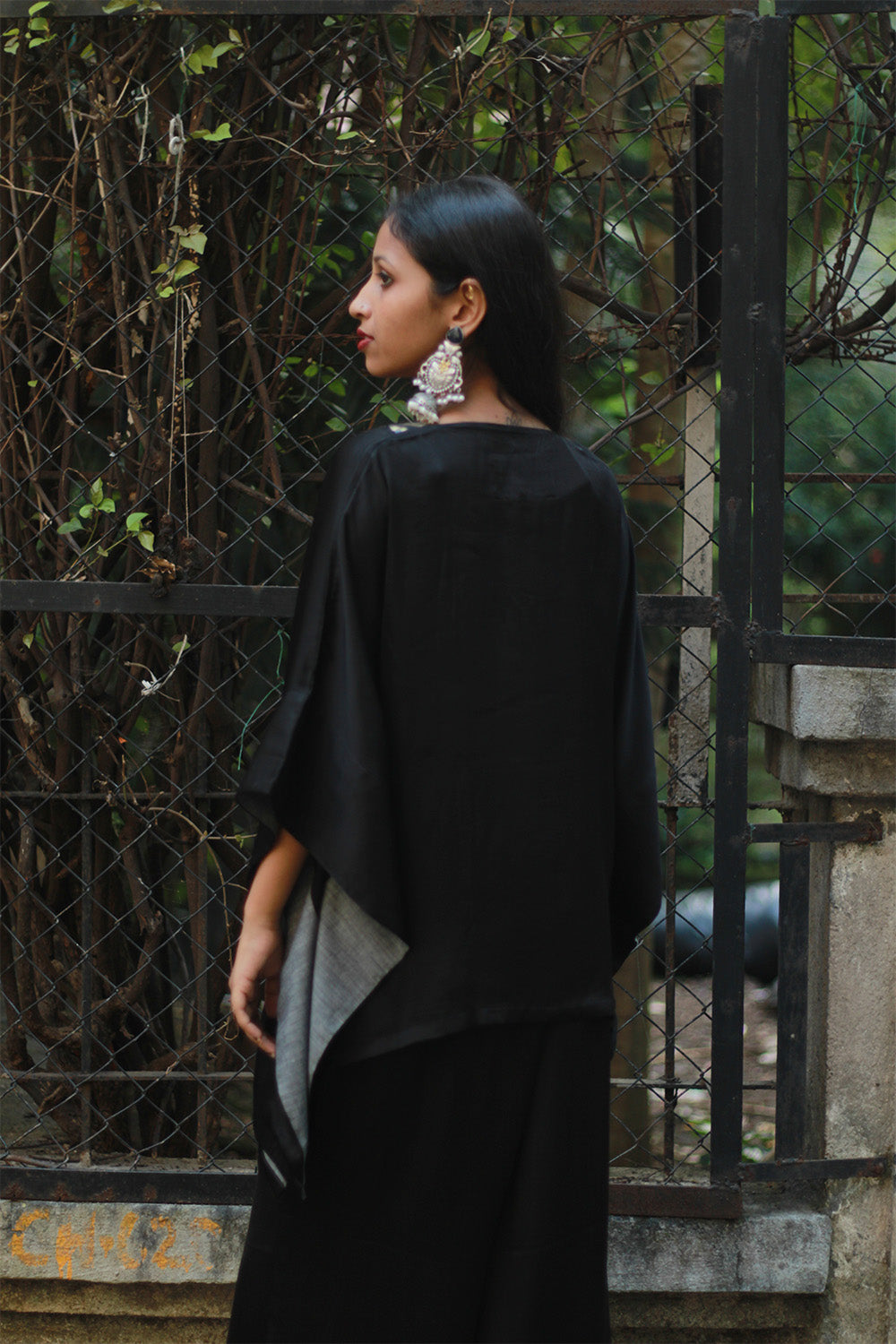 Modal Silk Co-Ord Set | Noir