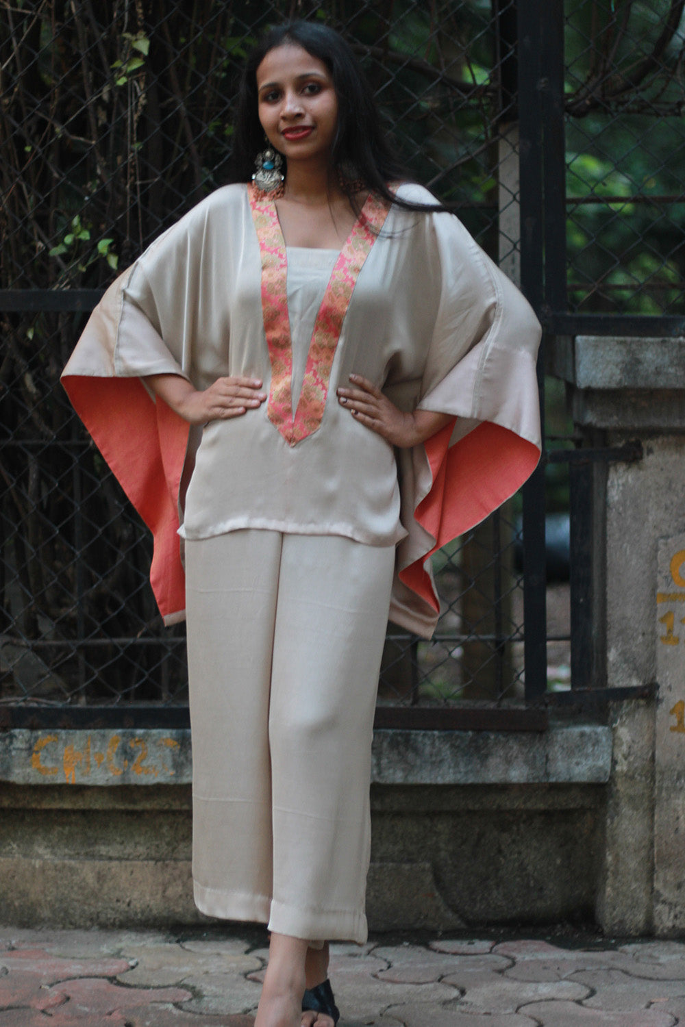 Modal Silk Co-Ord Set | Ivory