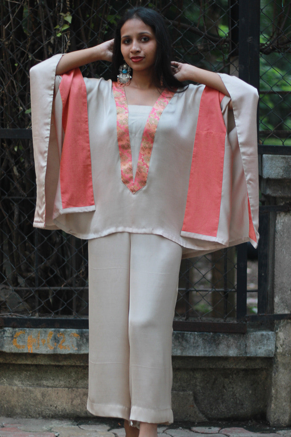 Modal Silk Co-Ord Set | Ivory