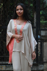 Modal Silk Co-Ord Set | Ivory