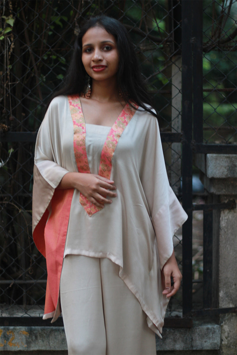 Modal Silk Co-Ord Set | Ivory