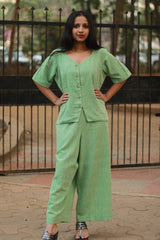 Kala Cotton Co-Ord Set | Lime