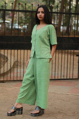 Kala Cotton Co-Ord Set | Lime