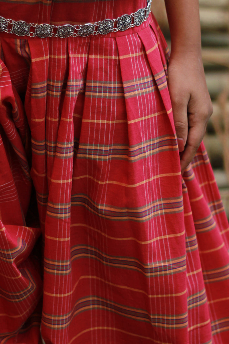 Nakhrebaaz | Patiala Salwar Co-ord Set | Kunbi | Red