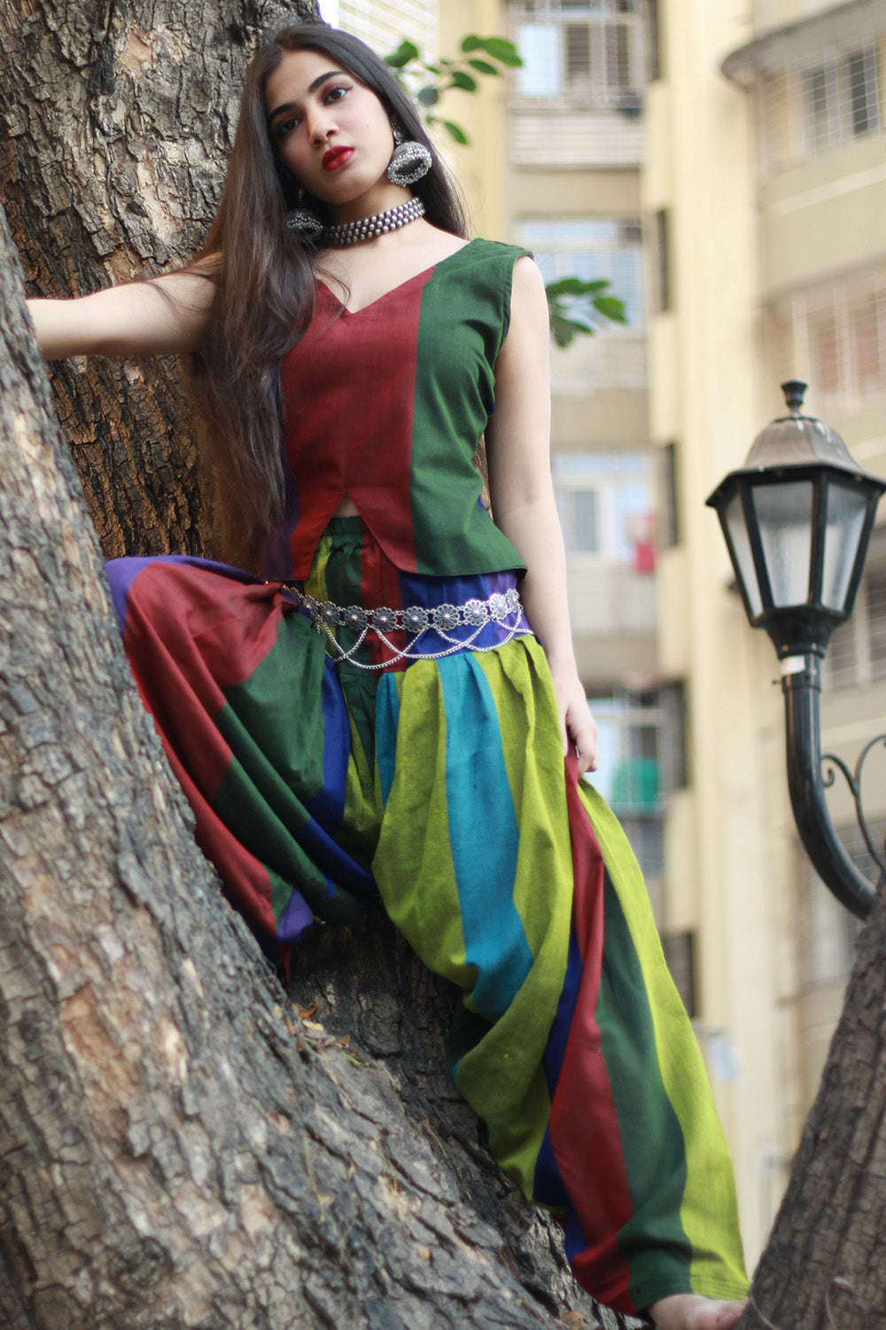 Nakhrebaaz | Patiala Salwar Co-ord Set | Cotton  | Multicolor