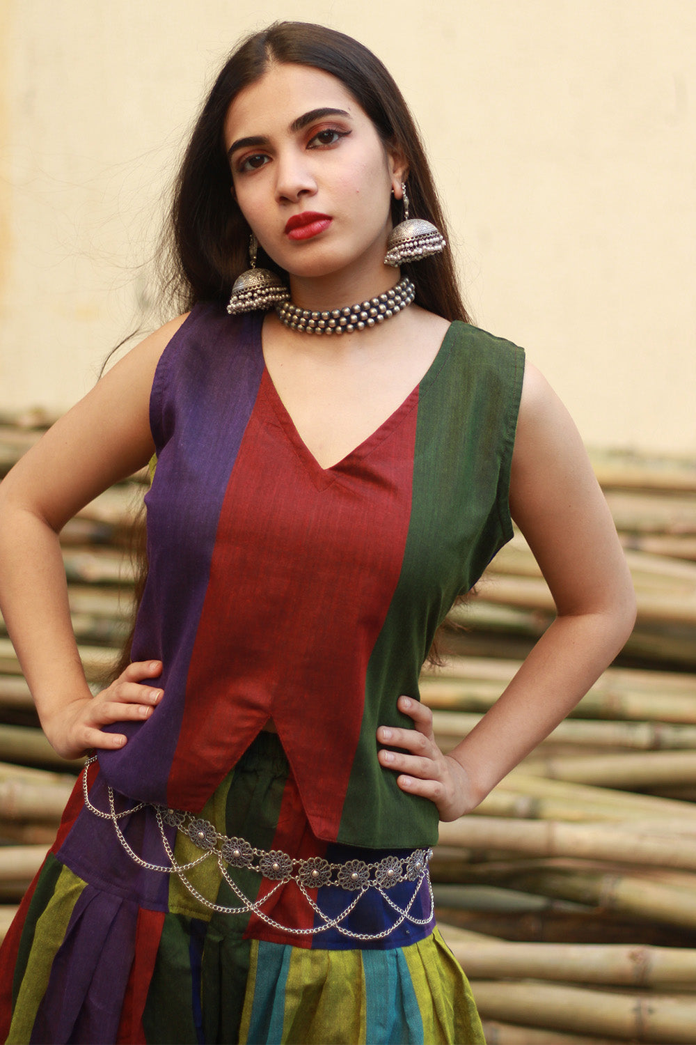 Nakhrebaaz | Patiala Salwar Co-ord Set | Cotton  | Multicolor