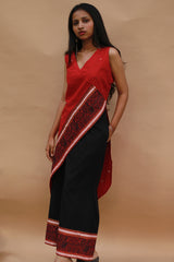 Raaya | Tapered Co-ord Set | Red Black