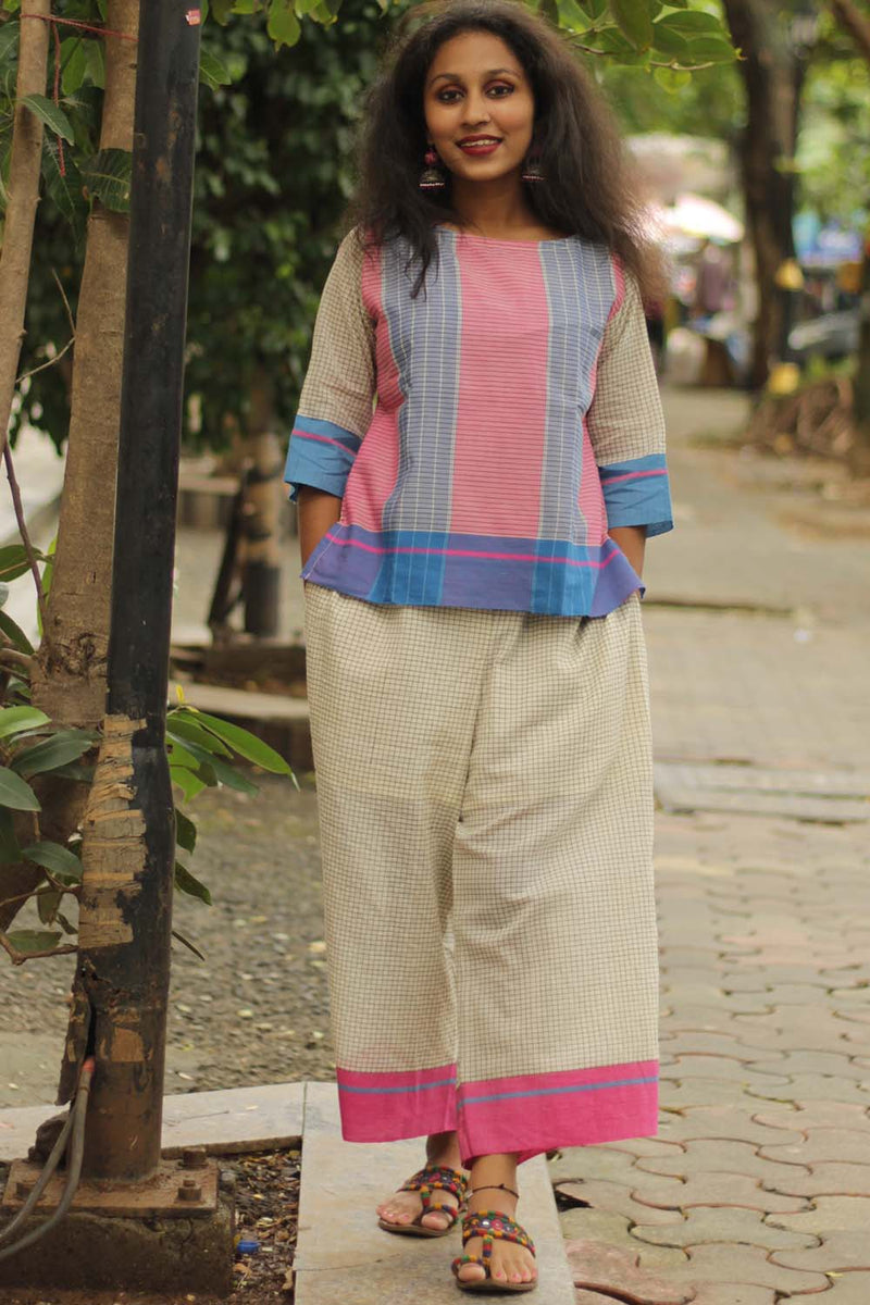 Vairagi | Patteda Anchu Crop Top | Lilac