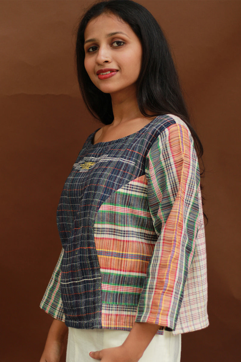 Crop Top | Gamcha Cotton