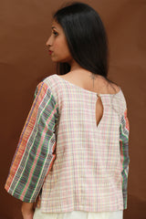 Taral | Crop Top | Gamcha Cotton