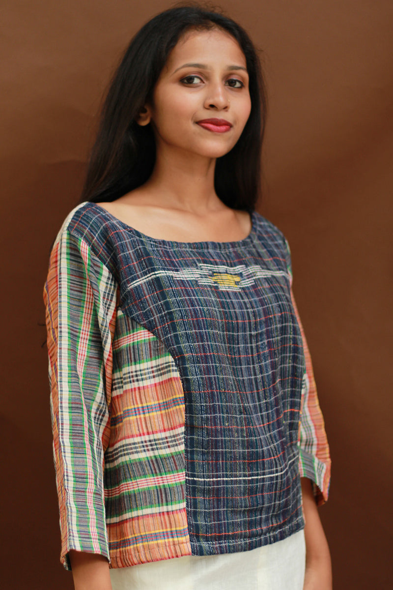 Crop Top | Gamcha Cotton