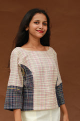 Taral | Crop Top | Gamcha Cotton