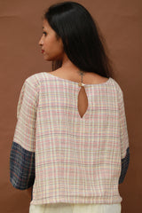 Taral | Crop Top | Gamcha Cotton