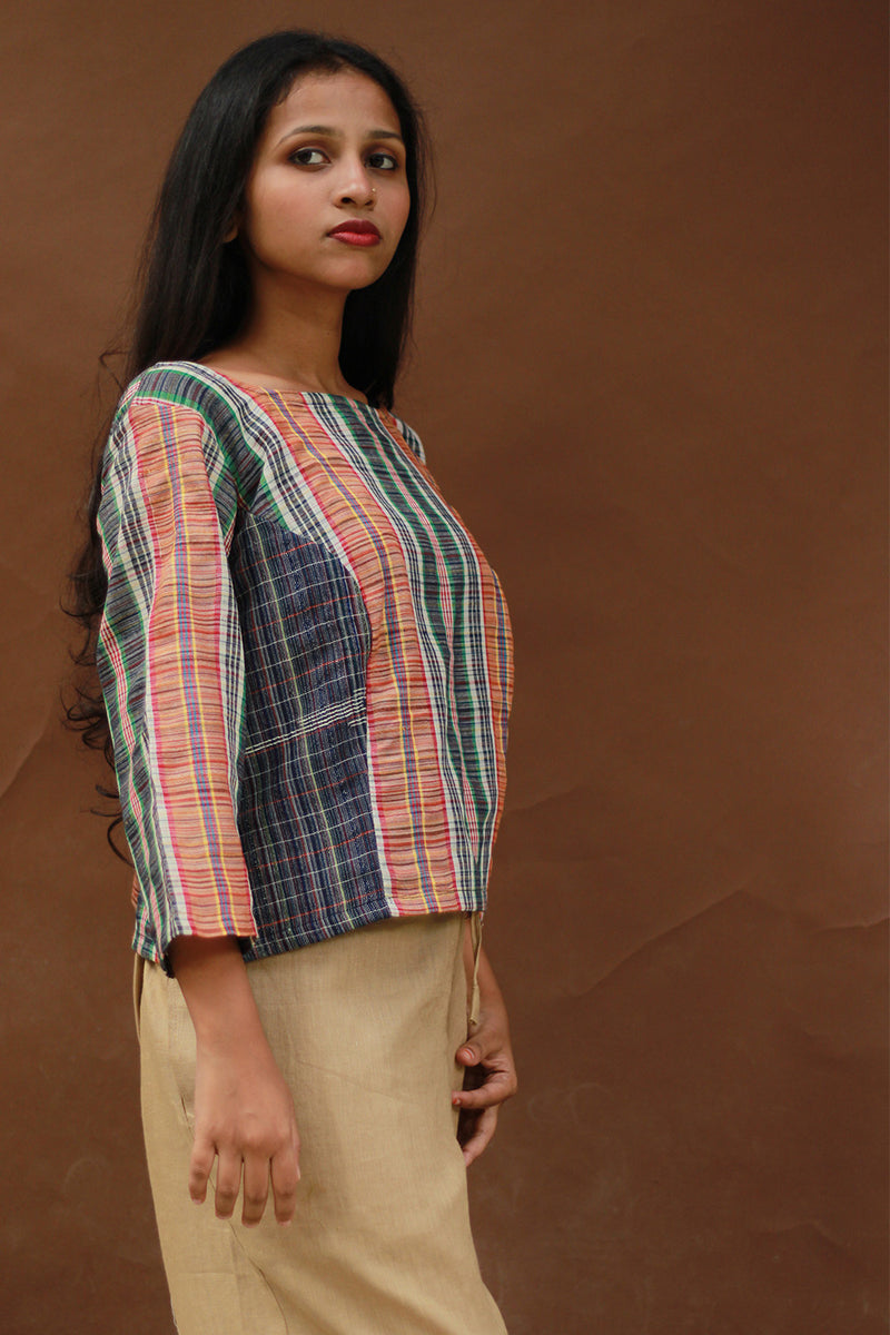 Crop Top | Gamcha Cotton