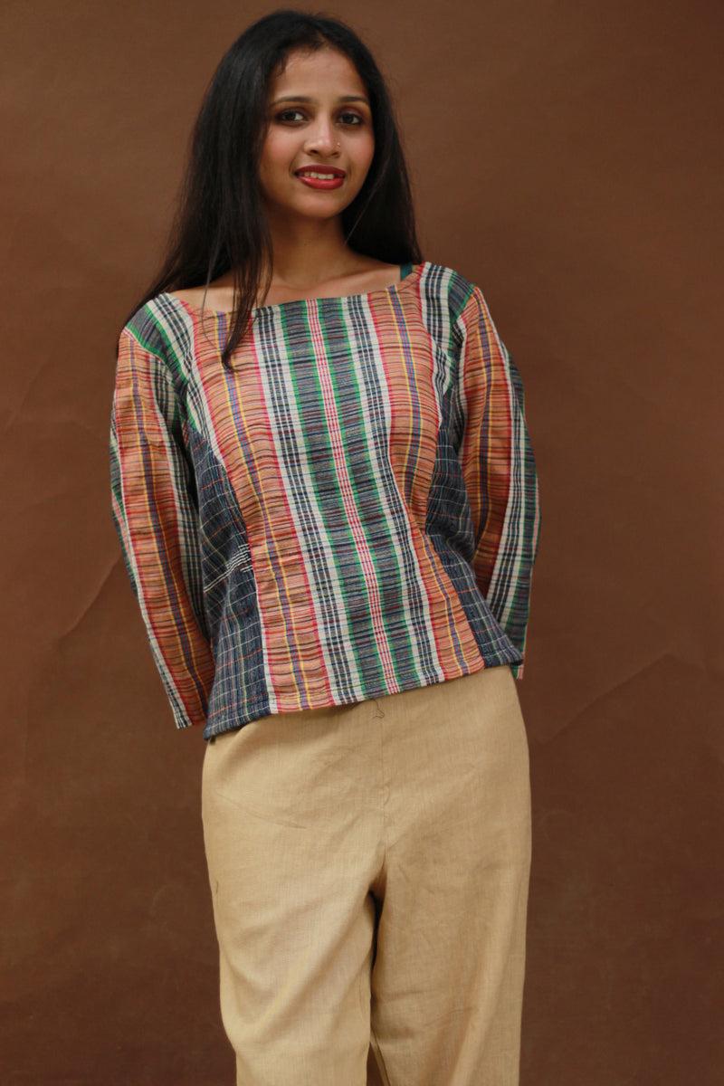 Crop Top | Gamcha Cotton