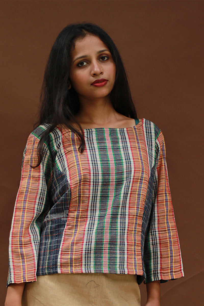 Crop Top | Gamcha Cotton