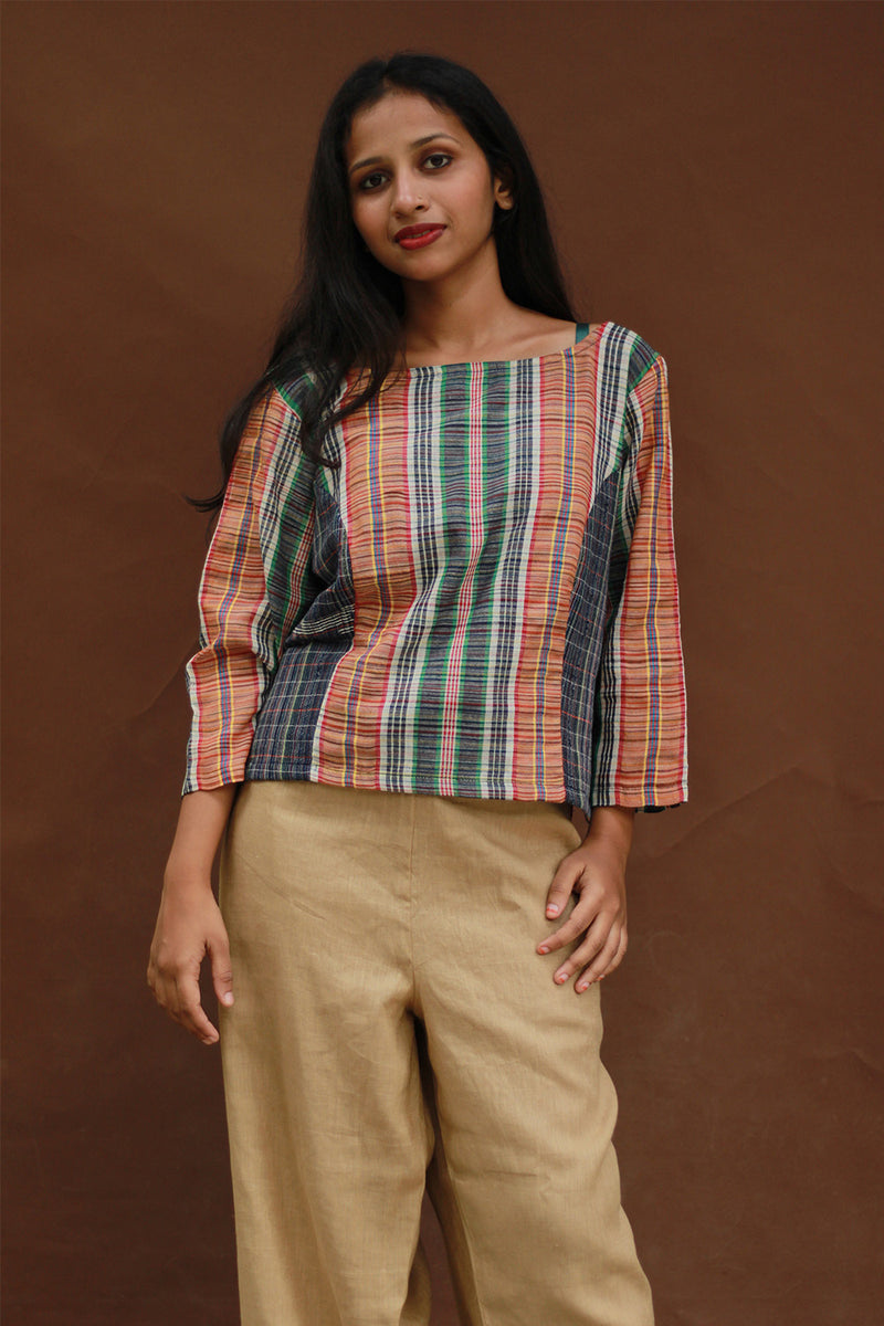 Crop Top | Gamcha Cotton