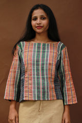 Crop Top | Gamcha Cotton