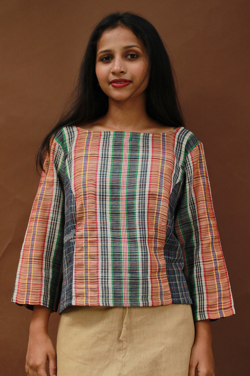 Crop Top | Gamcha Cotton