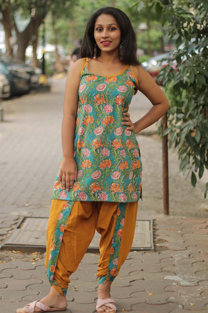 Dhoti Pants | Chrome Yellow Cotton