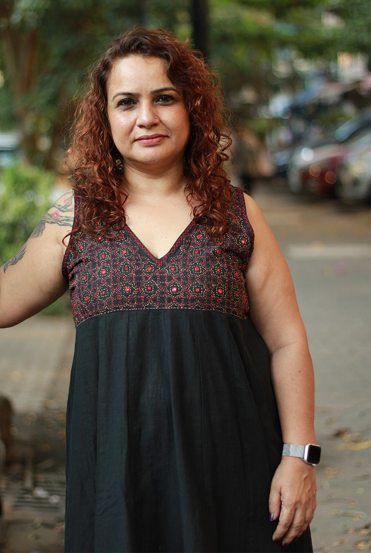 Khwaab | Long Kali Dress | Noir