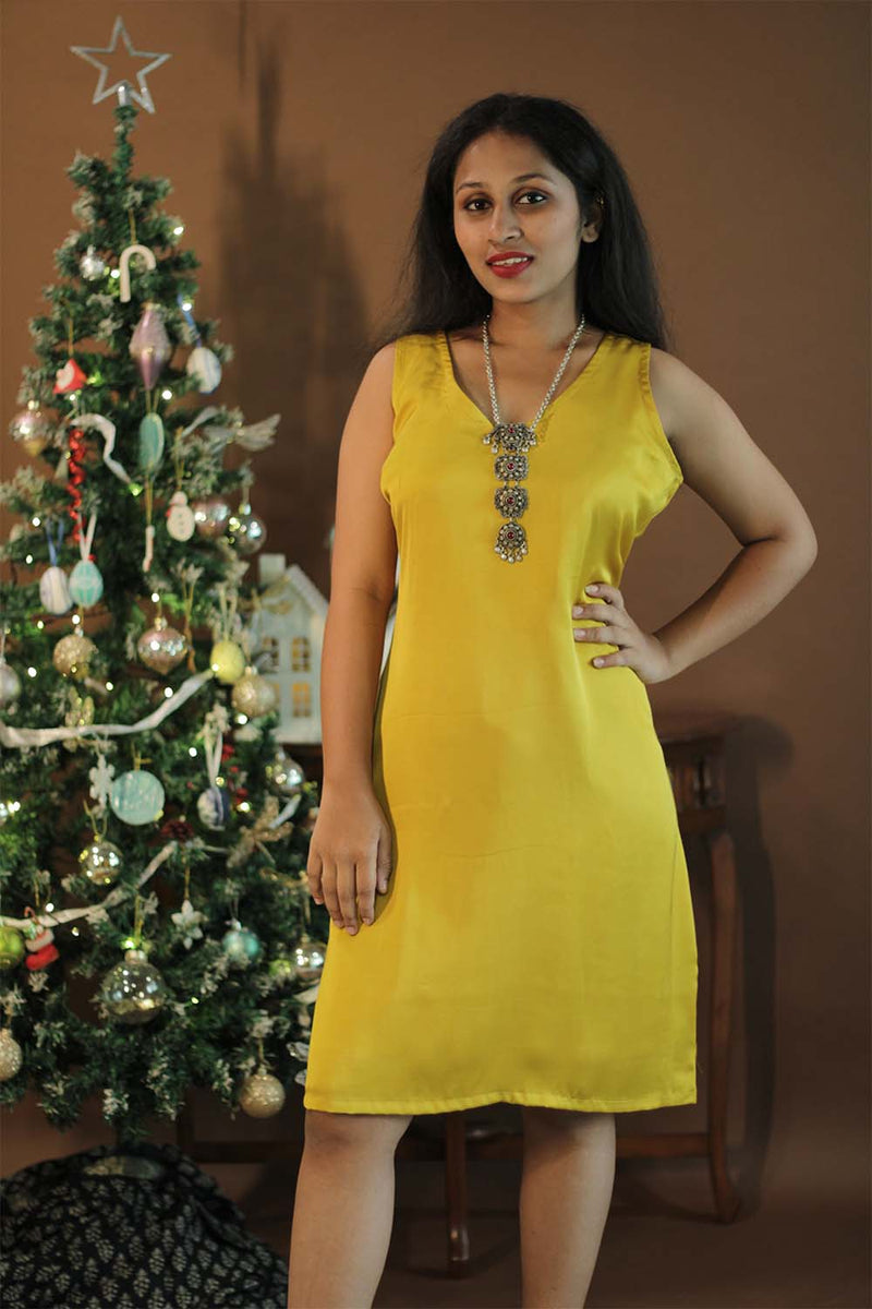 Noor | Sleeveless Modal Dress | Topaz
