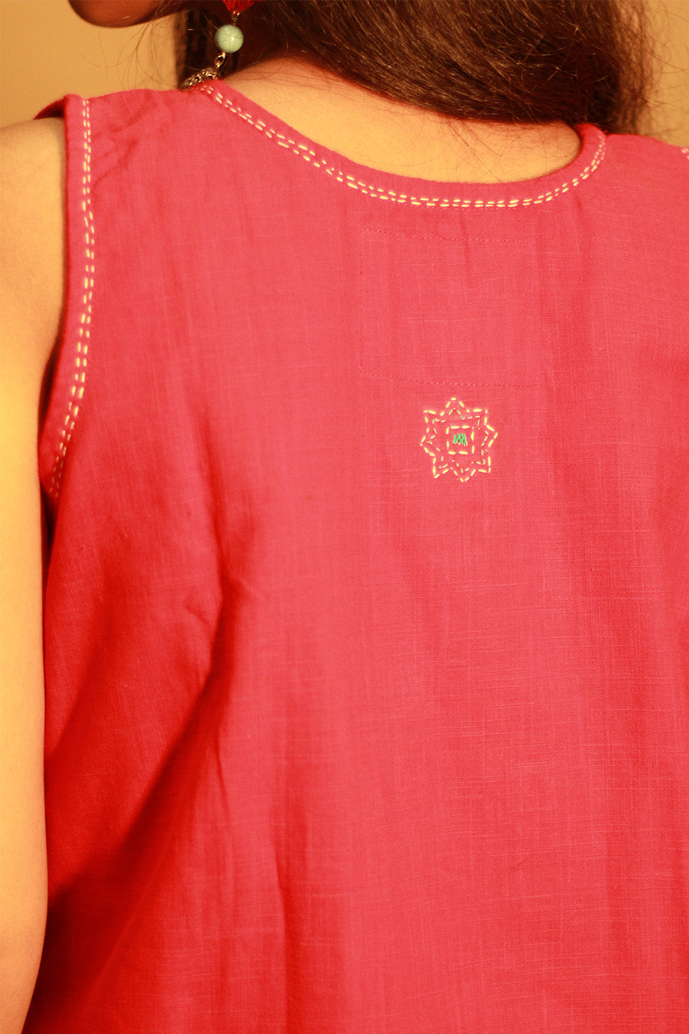 Suhani | Embroidered Dress | Red