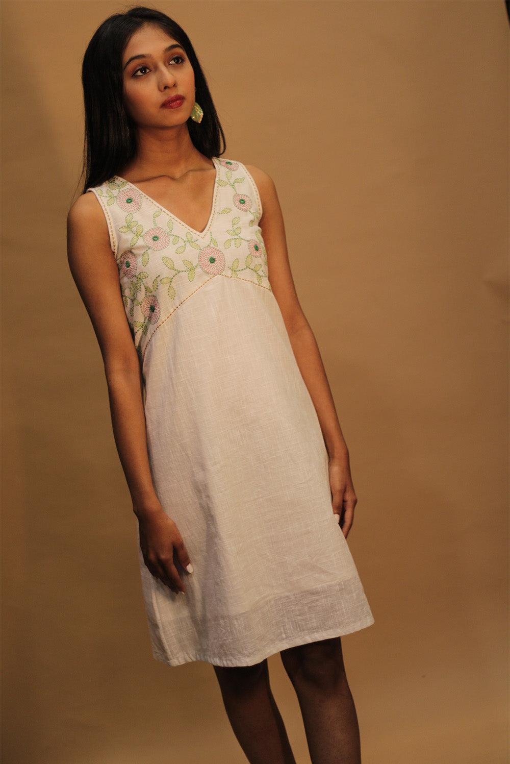 Suhani | Embroidered Dress | Ivory