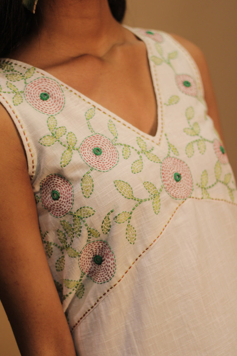 Suhani | Embroidered Dress | Ivory